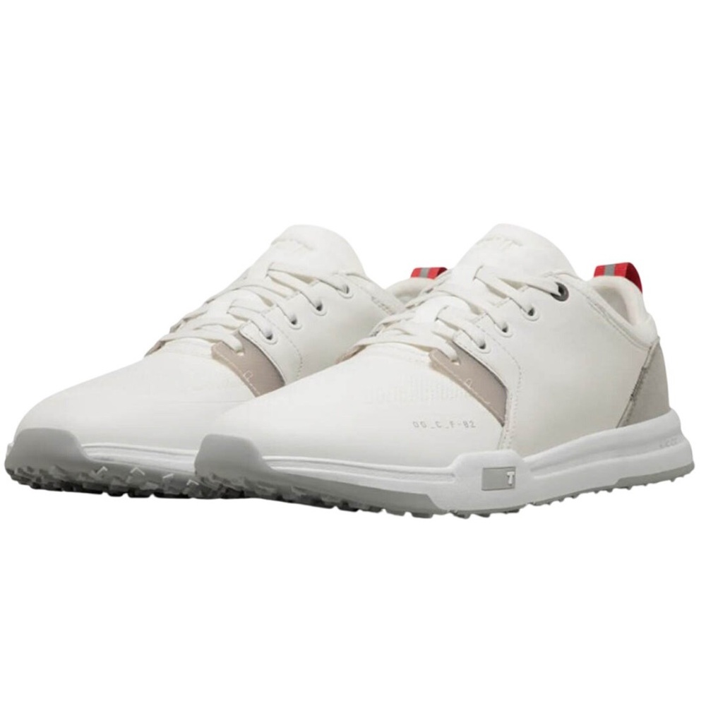 Men's White and Gray golf shoes